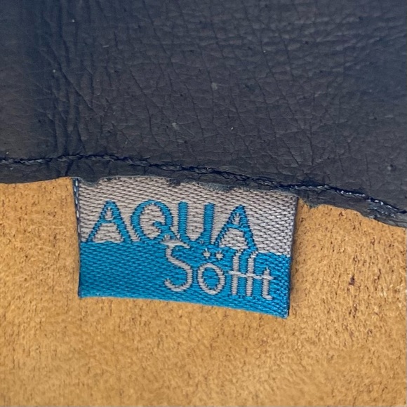 Sofft Womens Shoes Sharnell Low Boots 6.5 Black Leather Aqua Sofft Comfortable - Picture 10 of 14